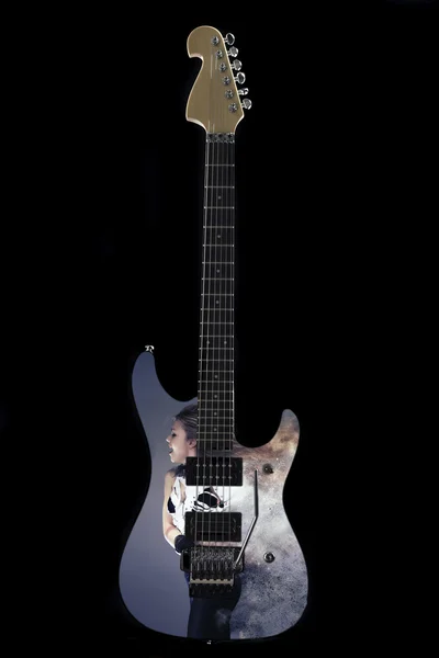 Custom shop electric guitar — Stock Photo, Image