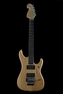 elektro gitar doğal ahşap