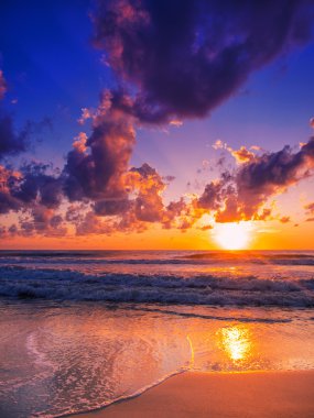 Koh Samui Adası Deniz gündoğumu