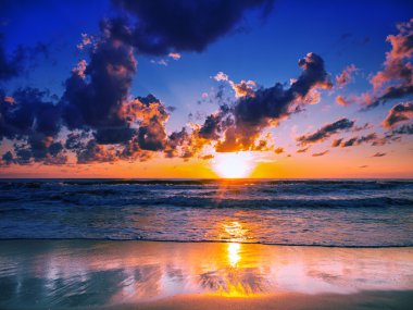 Koh Samui Adası Deniz gündoğumu