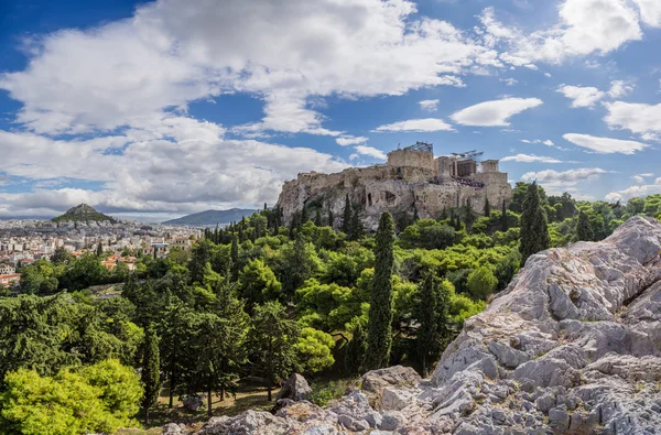 L'Acropole d'Athènes ville — Photo