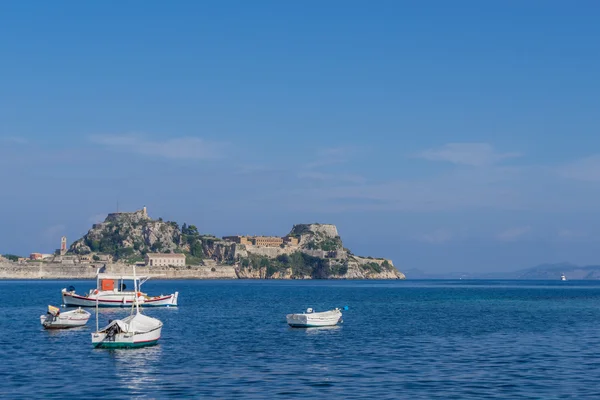 Oud kasteel op corfu — Stockfoto