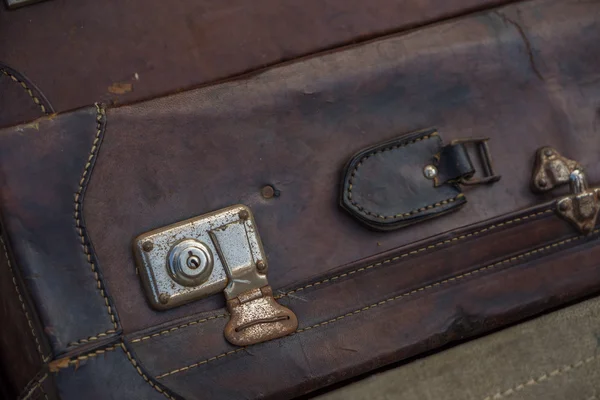 Old vintage suitcases — Stock Photo, Image
