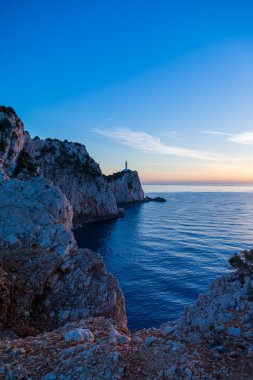Lefkas adası feneri Yunanistan