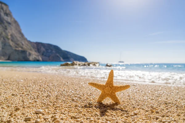 Güzel yaz beyaz Porto Katsiki plaj Ionian Sea Lefkada