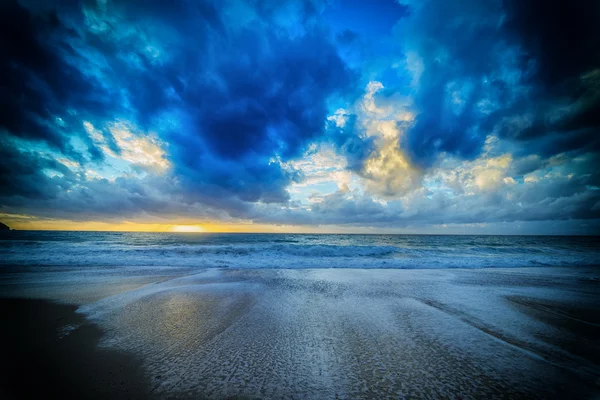 Pefkulia beach on a stormy day  Lefkada Greece — Stock Photo, Image