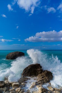 Agios nikitas strand op het eiland lefkas