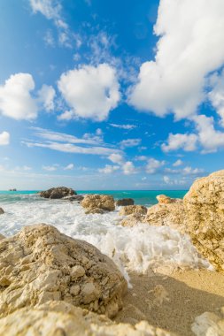 Agios nikitas strand op het eiland lefkas