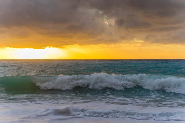 Azzurro, sfondo, spiaggia, bello, blu, calmo, calmante, chiaro , — Foto Stock