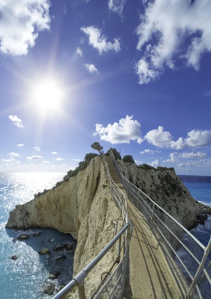 Côte de Porto Katsiki sur l'île de Lefkada en Grèce — Photo