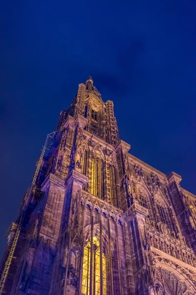 Bizim hanımın Strazburg Katedrali'ne — Stok fotoğraf