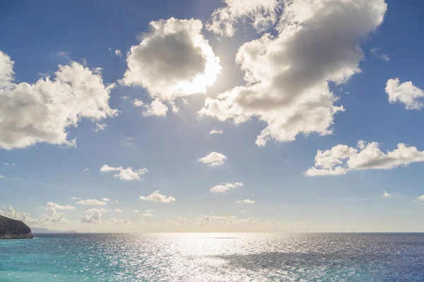 Kathisma Beach, Isola di Lefkada nel Mar Ionio , — Foto Stock