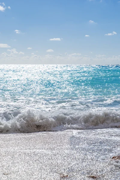 Kathisma Beach, wyspy Lefkada w Morze Jońskie, — Zdjęcie stockowe