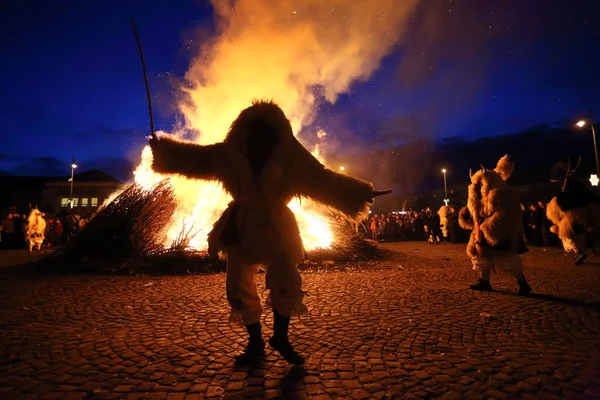 Busojaras em mohacs — Fotografia de Stock