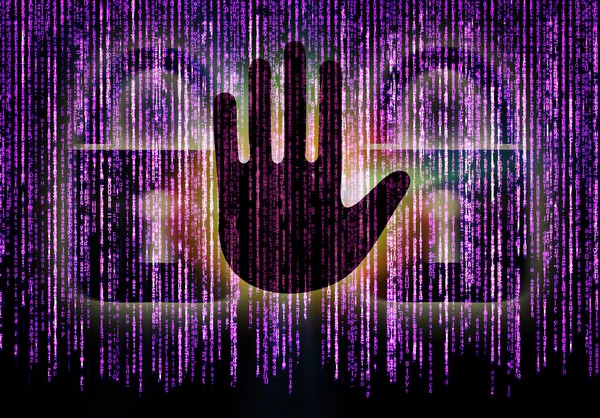 Symbool van internet security — Stockfoto
