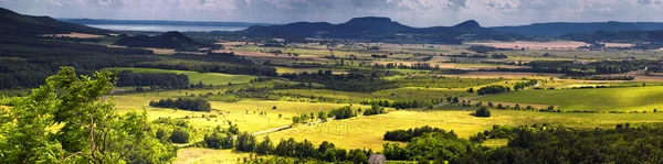 Panoramic landscape about beautiful land — Stock Photo, Image