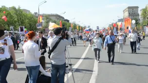 Resimen Abadi di Moskow — Stok Video