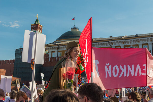 Immortal Regiment in Moscow