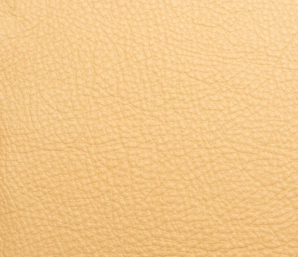 Yellow leather macro shot — Stock Photo, Image