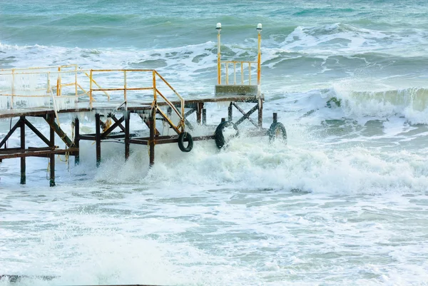 海冲浪码头 — 图库照片