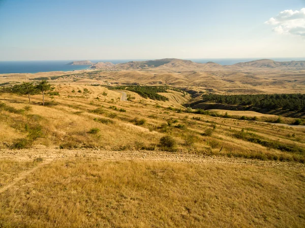 El paisaje aéreo en la Crimea —  Fotos de Stock