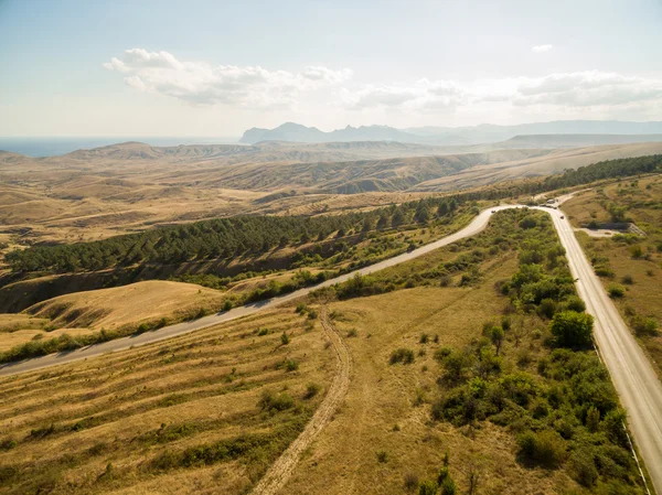 El paisaje aéreo en la Crimea —  Fotos de Stock