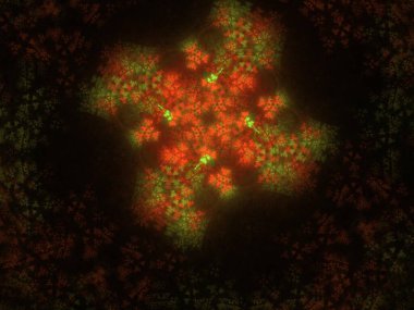 Hayali fraktal arkaplan resmi