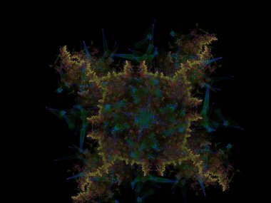 Hayali fraktal arkaplan resmi