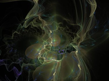 Hayali fraktal arkaplan resmi