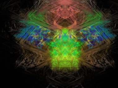 Hayali fraktal arkaplan resmi