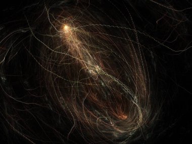 Hayali fraktal arkaplan resmi