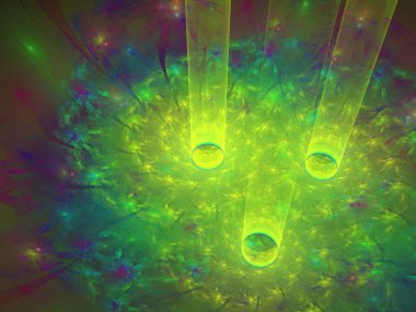 Hayali fraktal arkaplan resmi