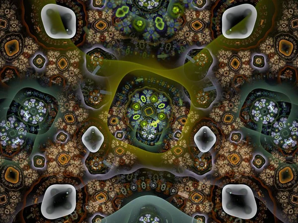 Imaginatory fractal achtergrond Afbeelding — Stockfoto