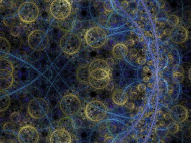 Hayali fraktal arkaplan resmi