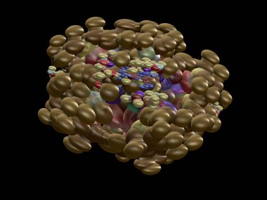 Hayali fraktal arkaplan resmi