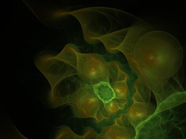 Hayali fraktal arkaplan resmi