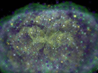 Hayali fraktal arkaplan resmi