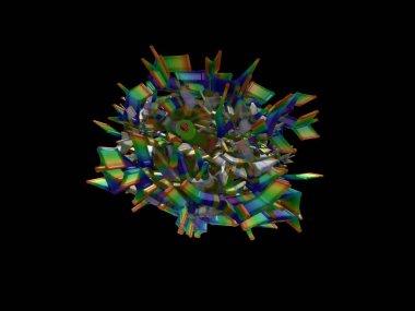 Hayali fraktal arkaplan resmi