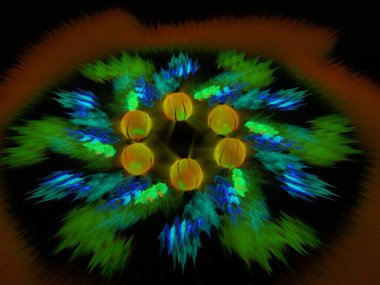 Hayali fraktal arkaplan resmi