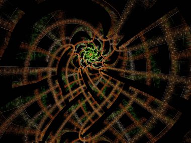 Hayali fraktal arkaplan resmi