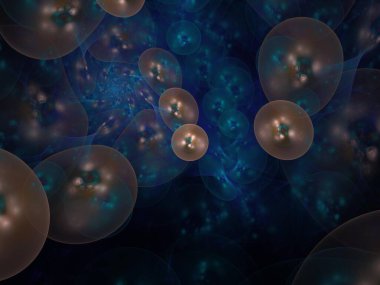 Hayali fraktal arkaplan resmi