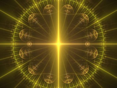 Hayali fraktal arkaplan resmi