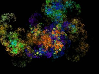 Hayali fraktal arkaplan resmi