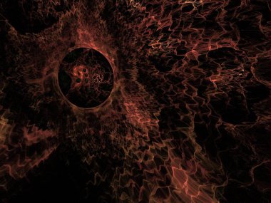 Hayali fraktal arkaplan resmi