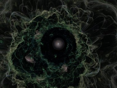 Hayali fraktal arkaplan resmi