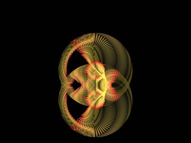 Hayali fraktal arkaplan resmi