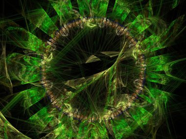 Hayali fraktal arkaplan resmi