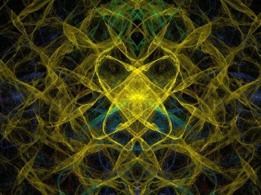 Hayali fraktal arkaplan resmi