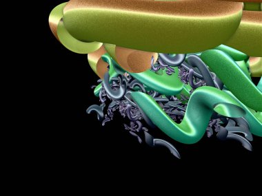 Hayali fraktal arkaplan resmi