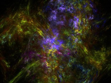 Hayali fraktal arkaplan resmi